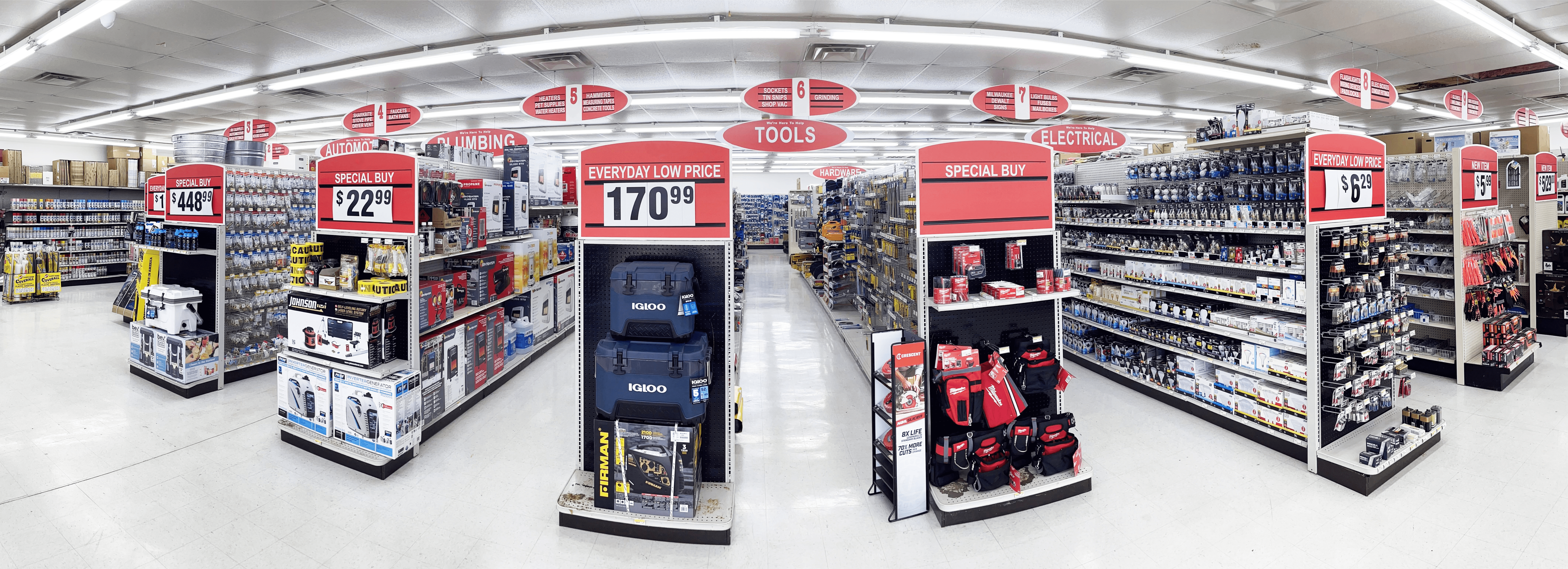 Hardware store clearance suppliers